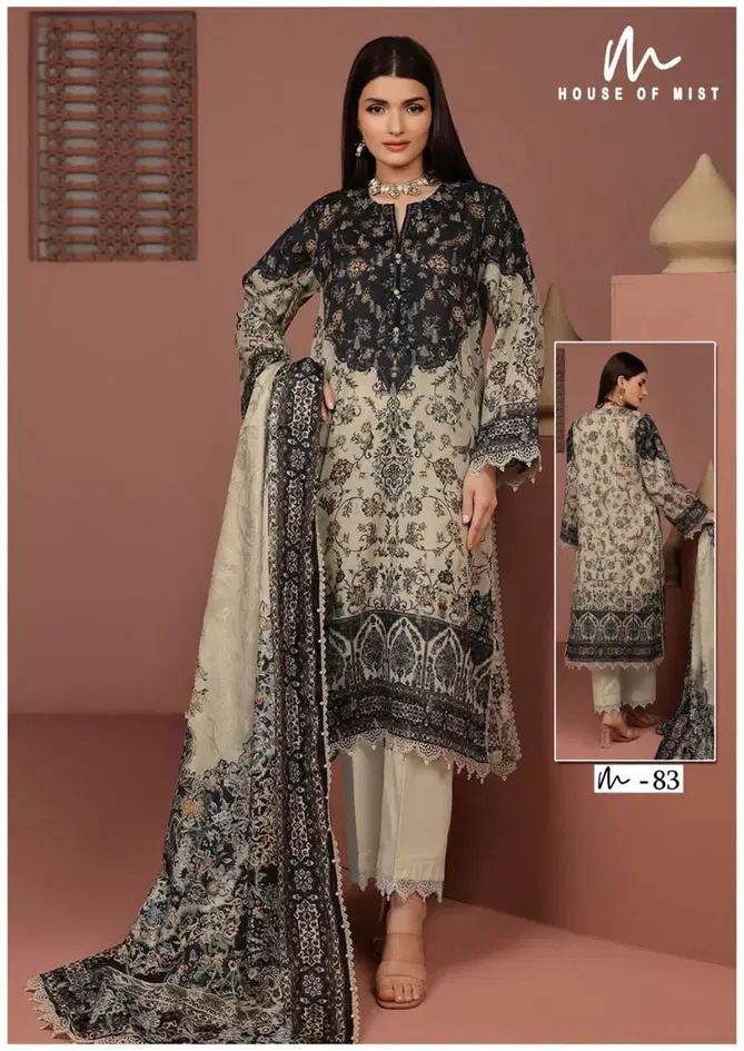 Ghazal Vol 9 By House Of Mist Printed Cotton Dress Material Exporters In India